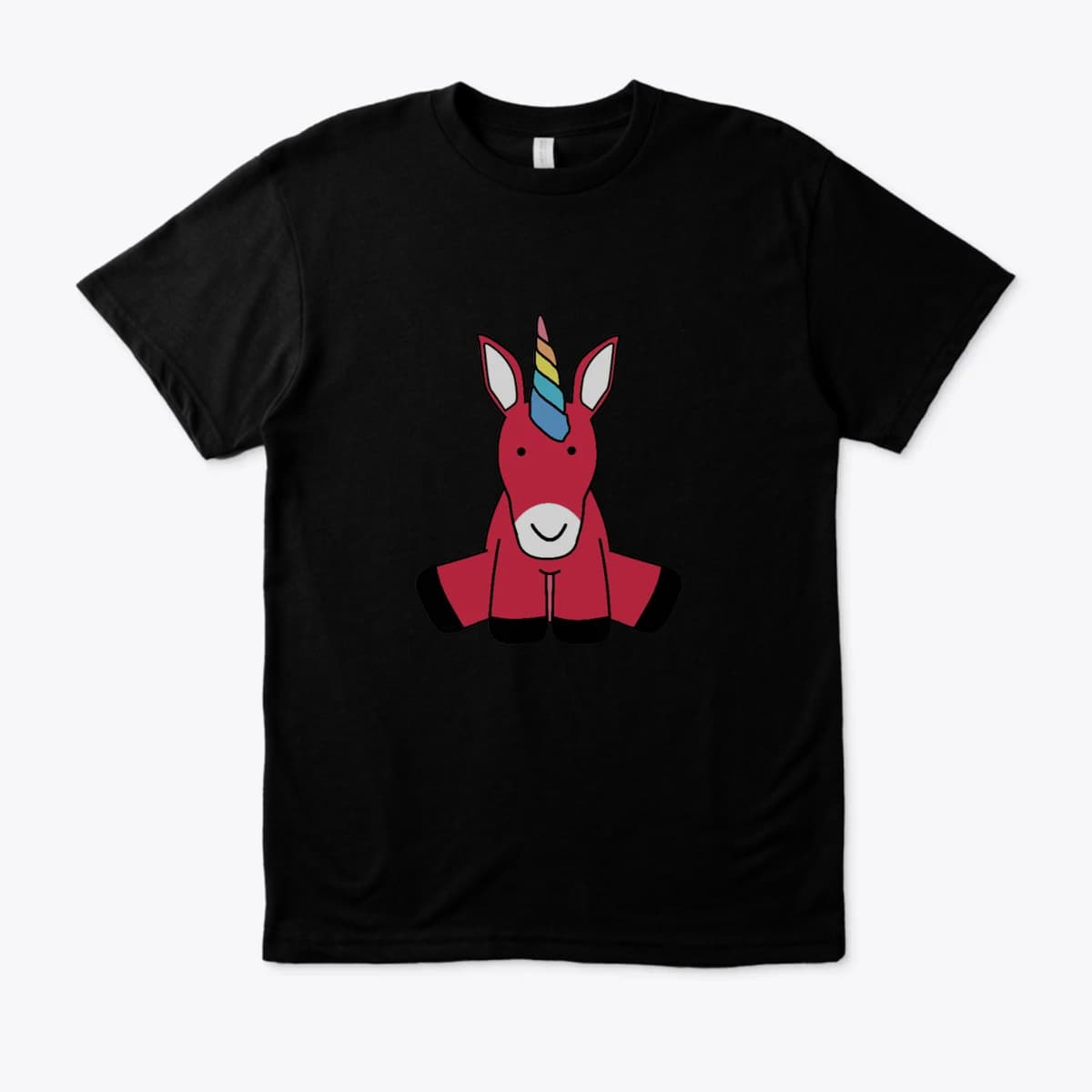 Red unicorn donkey