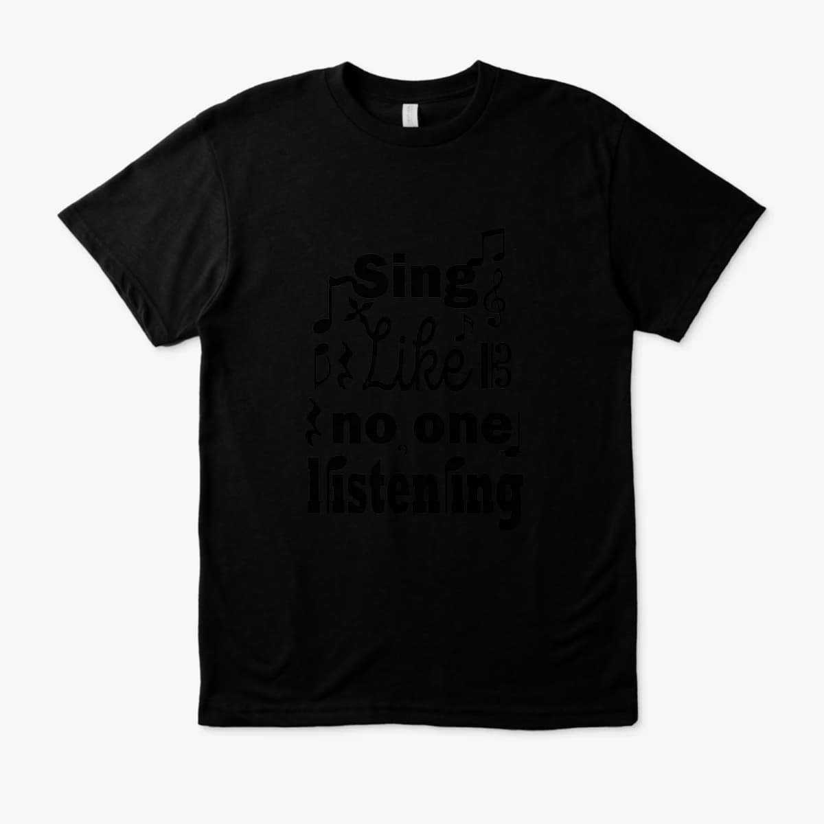 sing like no one listening